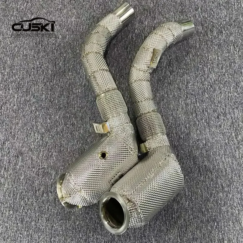 Выхлопная труба для BMW X6 xdrive 50i N63 2014-2018 нержавеющая сталь