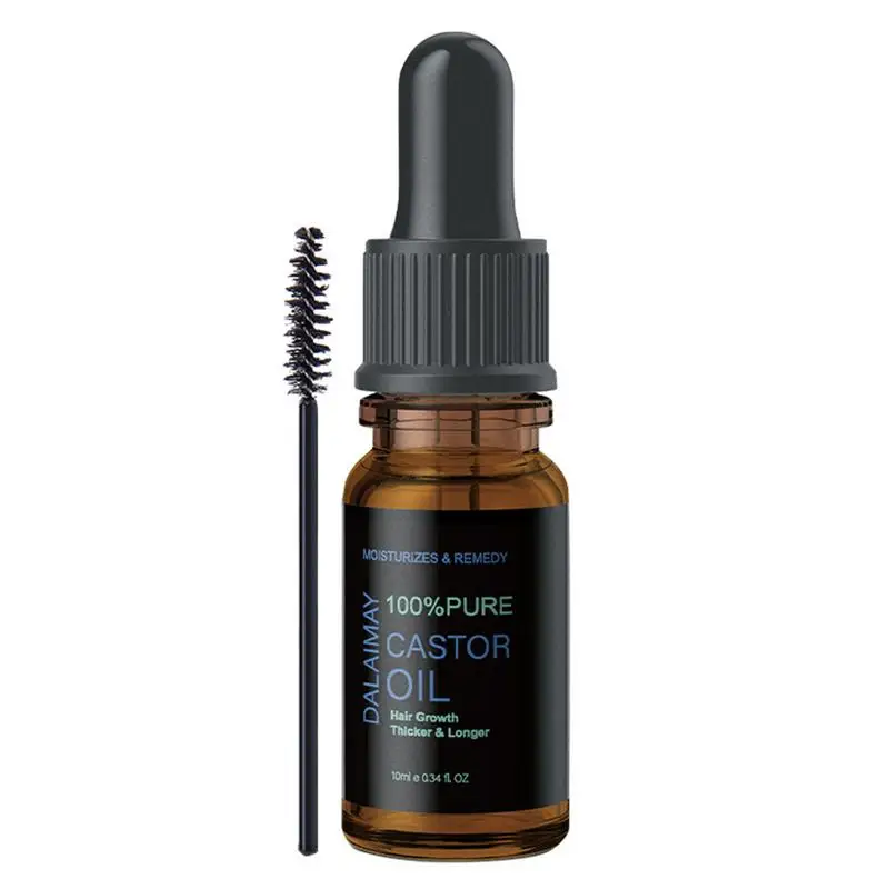 

Organic Castor Oil Hair Eyelash Growth Organic Carrier Oil Eyebrow Essential Castor Oil Strengthen Moisturize Conditioning