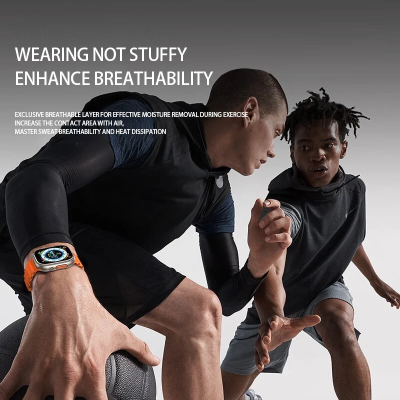 Ocean strap For Apple watch Ultra band 49mm 45mm 44mm 40mm 41mm 42mm 38mm silicone correa bracelet iWatch series 7 6 3 se 8 5 4