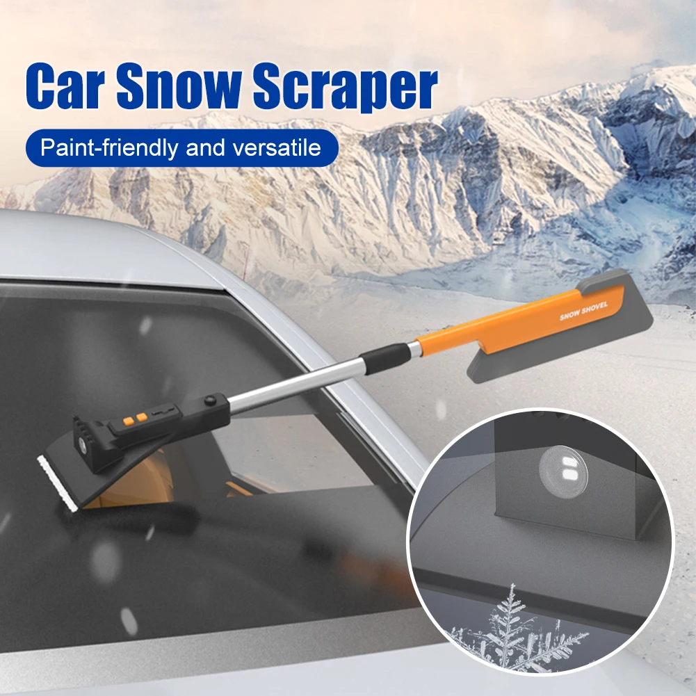

Car Multi-functional Snow Shovel Cleaning Tool Extendable LED Lighted Snow Remover Car Accessories In Winter Maintenance Tool