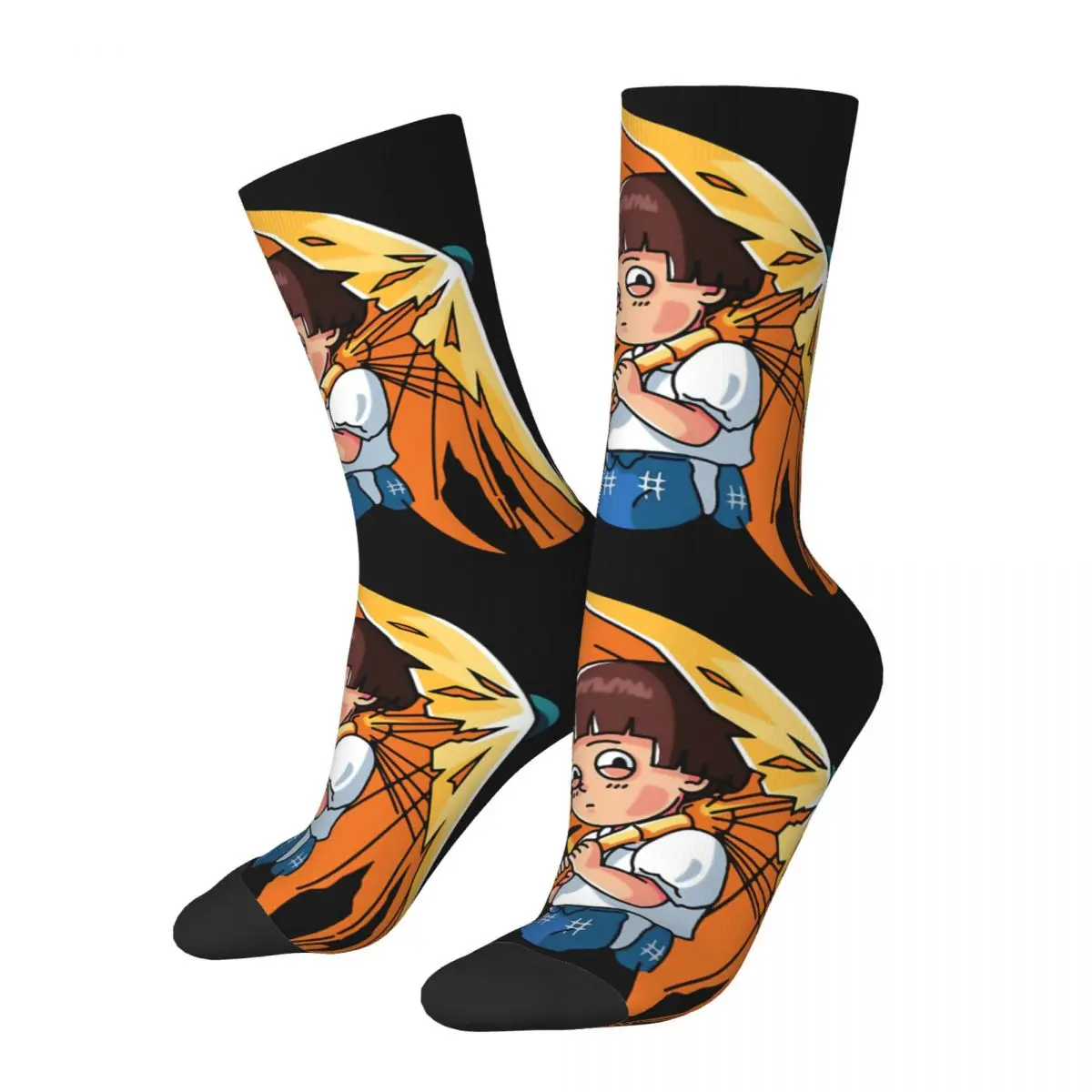 

Hip Hop Setsuko From Grave Of The Fireflies Men's Compression Socks Unisex Studio Ghibli Totoro Hayao Miyazaki Spirite Crew Sock