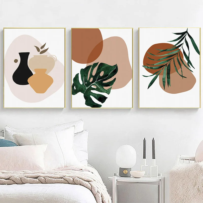 Минималистский геометрический художественный декор стен аниме-плакат