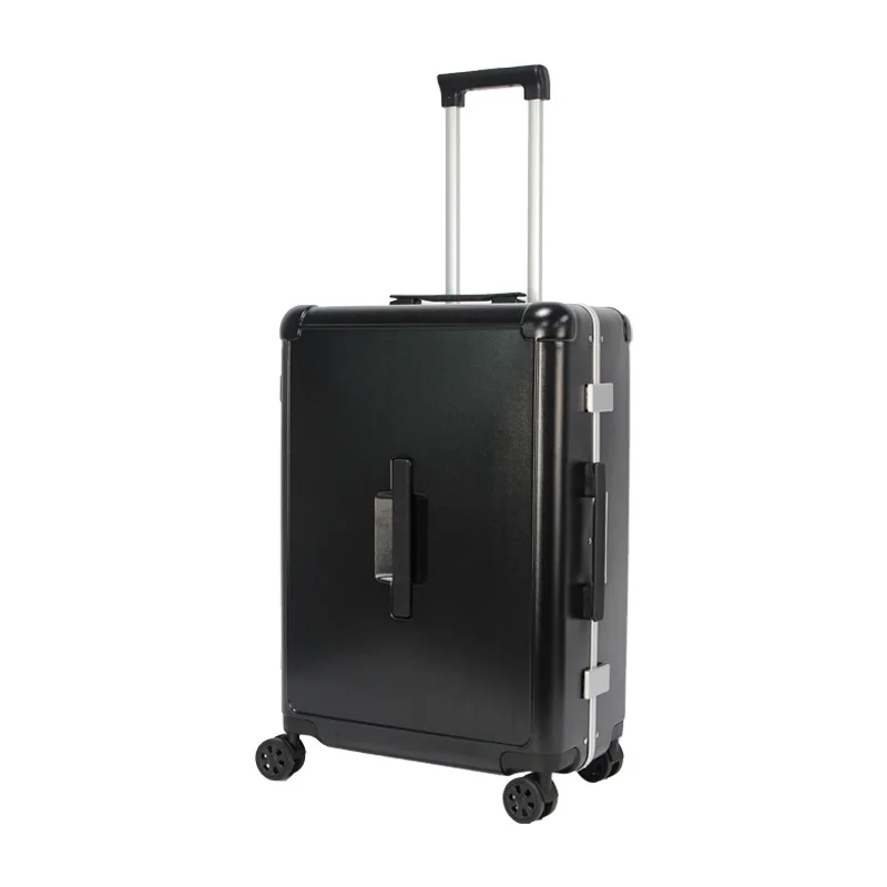 Black medium side hand travel luggage  G566-465620