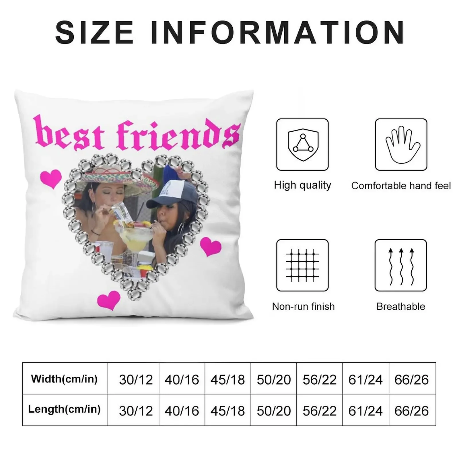 Лучшие друзья/Снуки и jwoww декоративная подушка чехол для диванной подушки