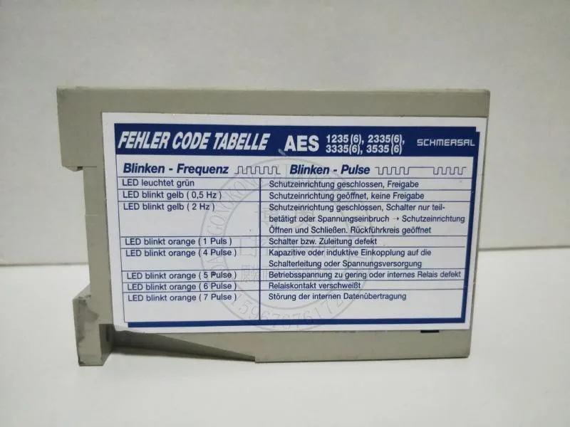 Оригинальное реле безопасности Schmeisen поддерживающее искусственное AES 3535 AES3535