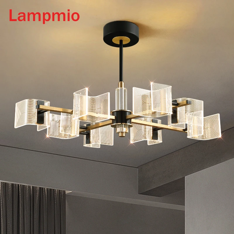 

2022 New Arrival Luxury Chandelier For Living Room Modern 12 8 6 Lights Bedroom Lamp Hanging Lustres Dining Lighting Fixtures
