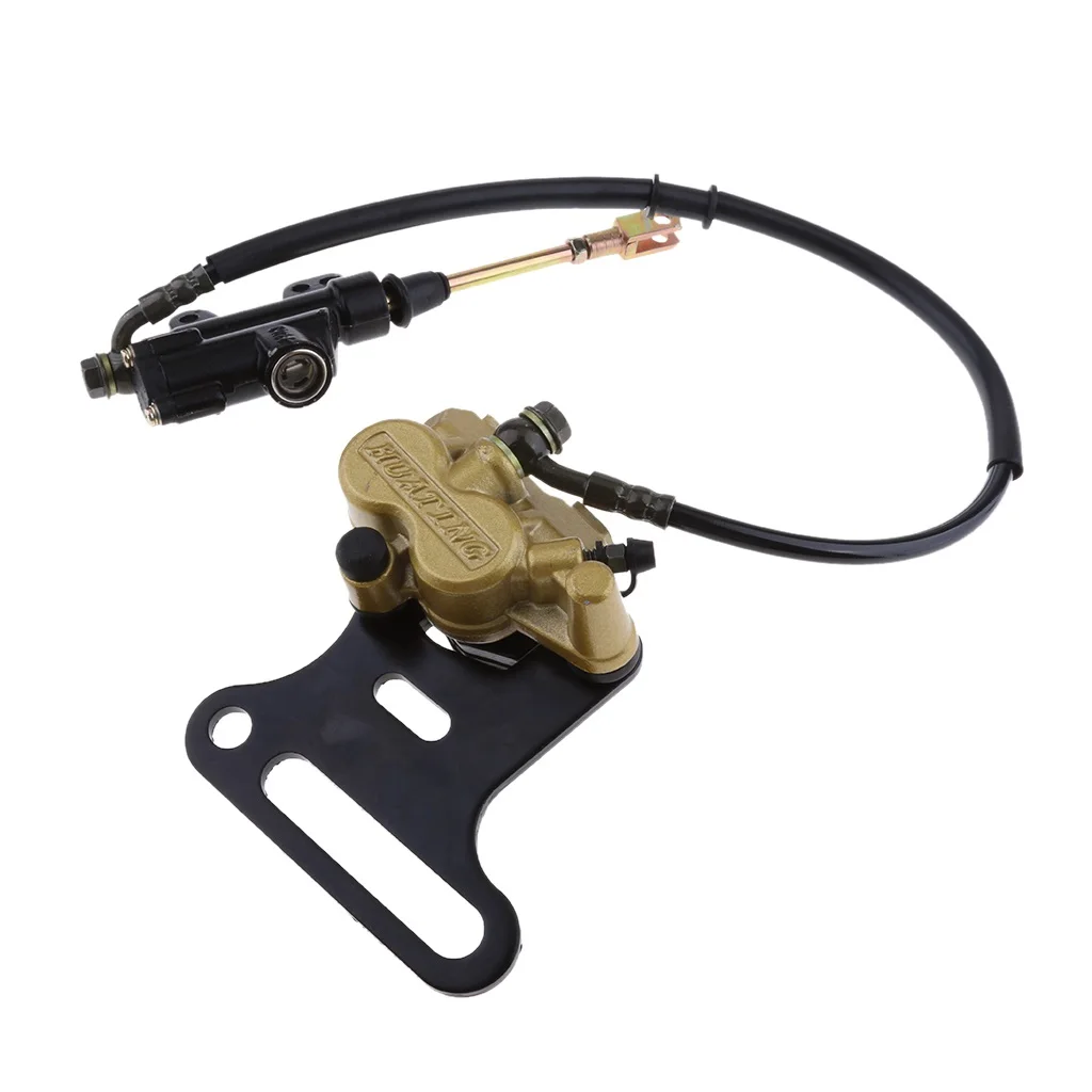 

Master Cylinder Caliper Rear Disc Brake Caliper Master Cylinder Assembly Compatible with 110cc 125cc