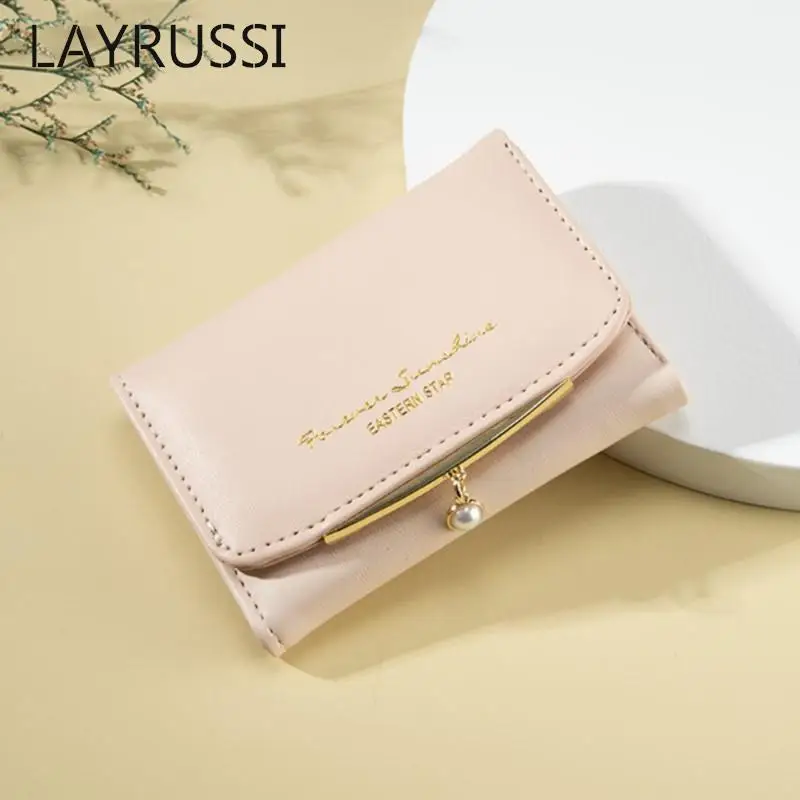 Дизайнерские кожаные женские кошельки LAYRUSSI роскошный женский кошелек с