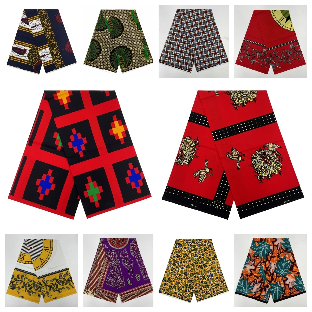 

Guaranteed Veritable Original African Real Wax Prints Fabric Nigerian 100%Cotton Ankara Batik Soft Pagne Batik For Party Wedding