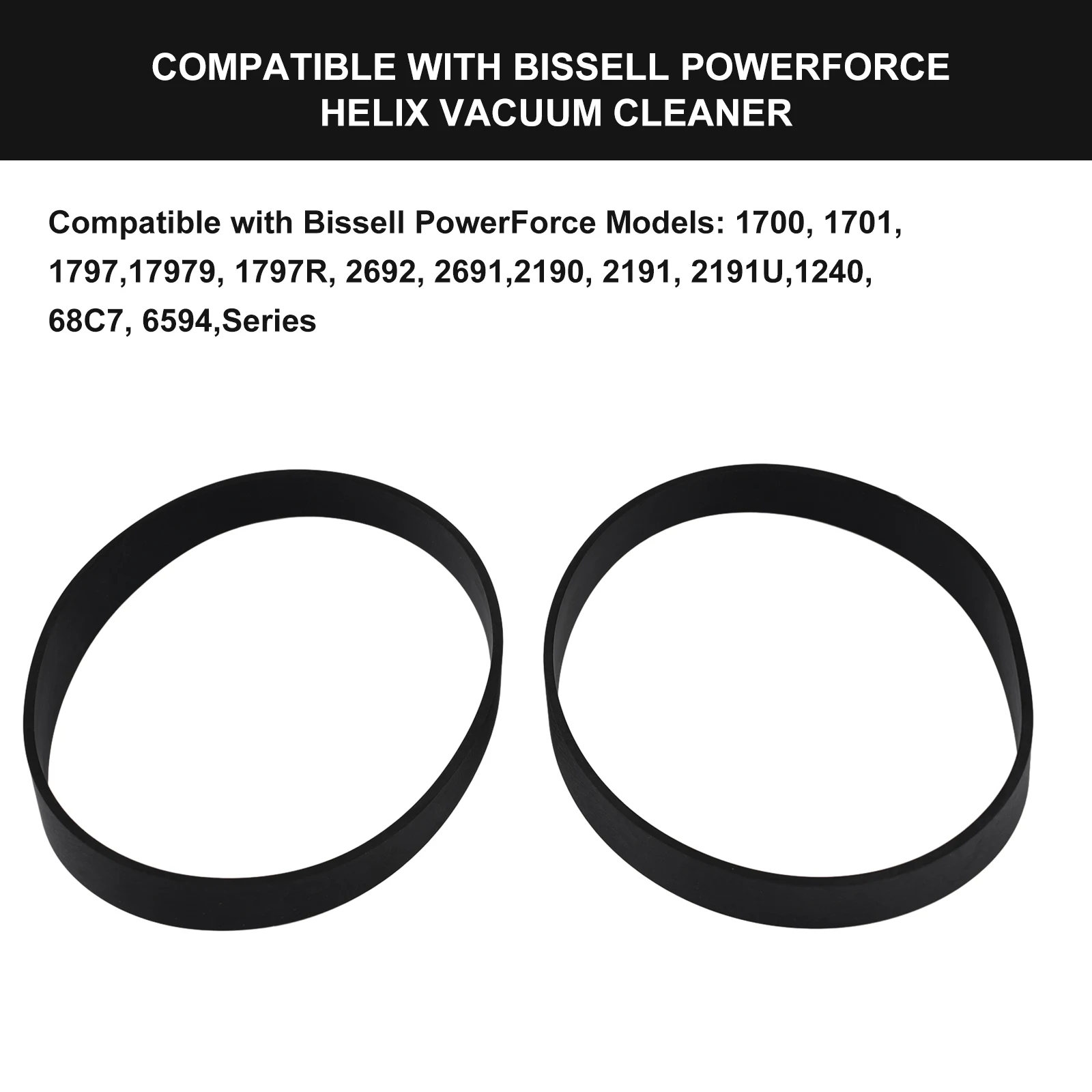 

2 шт., ремень для Bissell PowerForce Helix 2191U, 2191, 2190H 1700