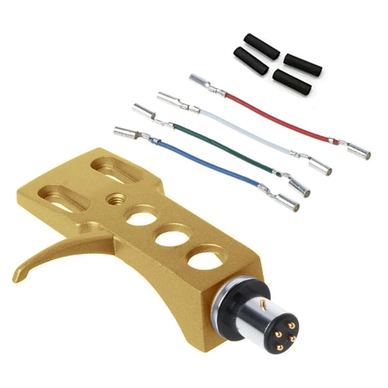 

Turntable Headshell Mount Universal for LP Phono Cartridge Replacement Phonograp