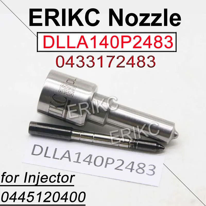 

DLLA140P2483 Fuel Injection Sprayer Atomizer DLLA 140 P 2483 Diesel Injector Nozzle Tip 0433172483 for Bosch 0445120400 Truck