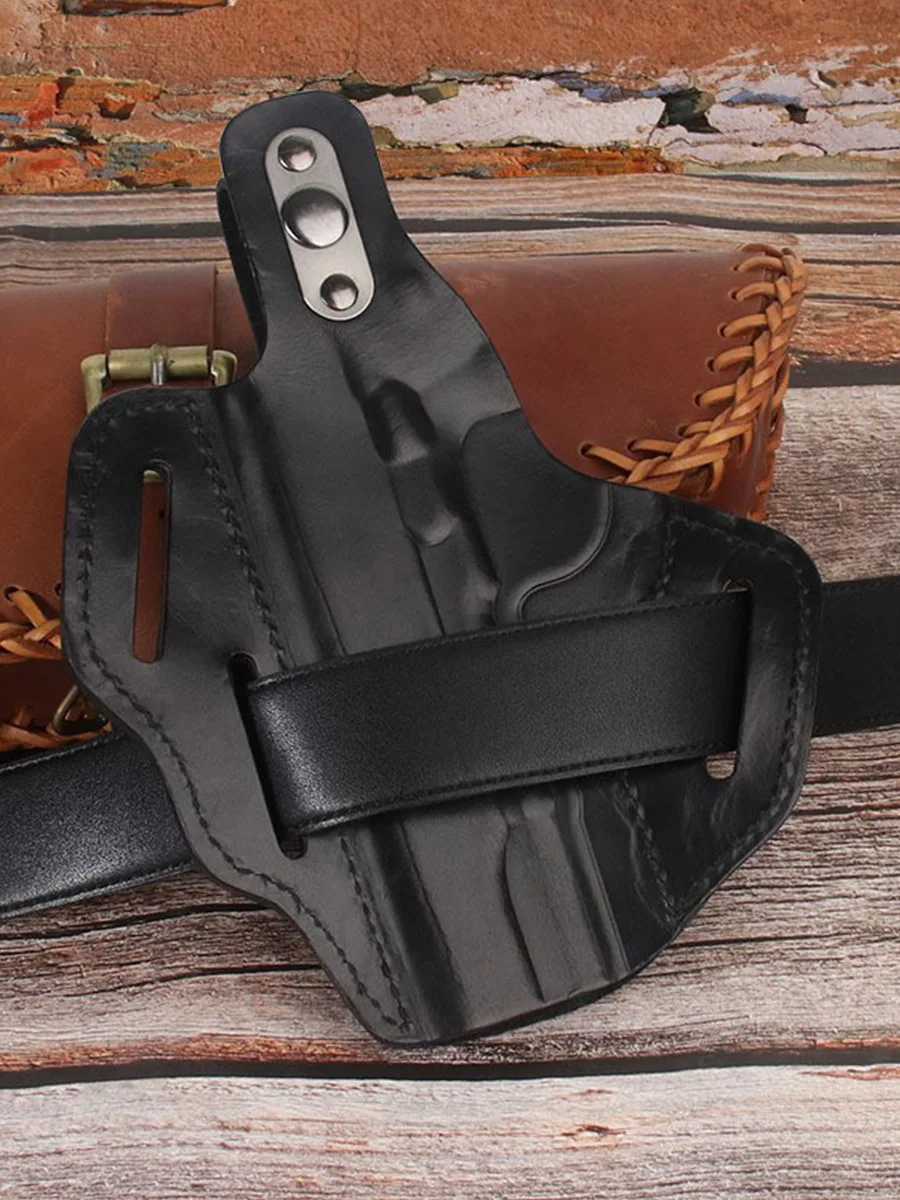 

Новинка, европейский и американский портативный пистолет из воловьей кожи, тактический пистолет M1911