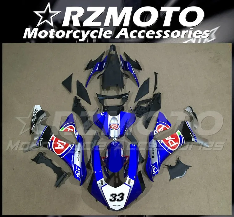 

Новый комплект обтекателей для мотоцикла ABS, подходит для YAMAHA YZF - R1 R1m 2015 2016 2017 2018 2019 15 16 17 18 19, комплект кузова Pata 33
