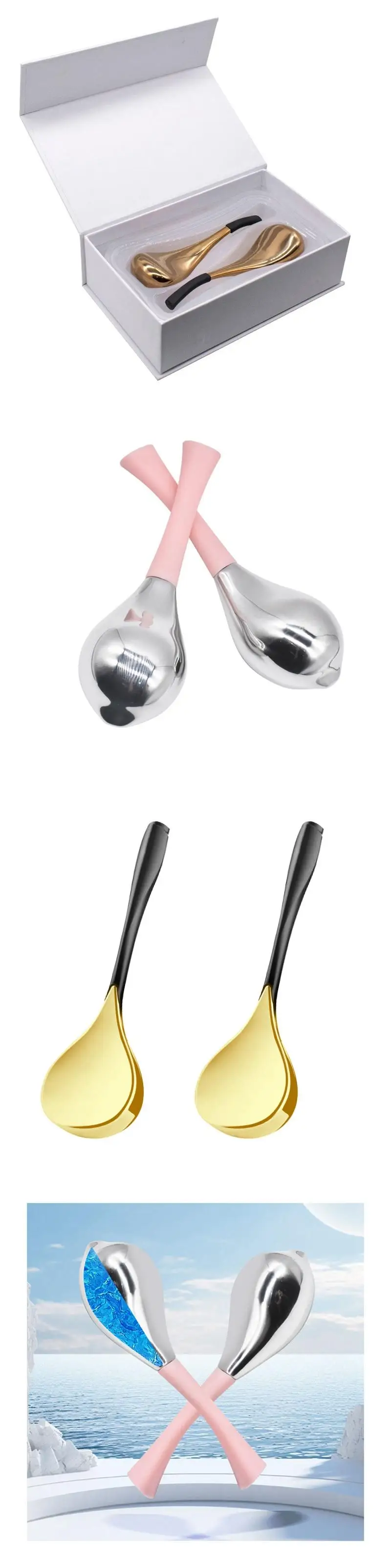 Популярные крио-палочки для лица пищевые ледяные шарики массаж глаз средство