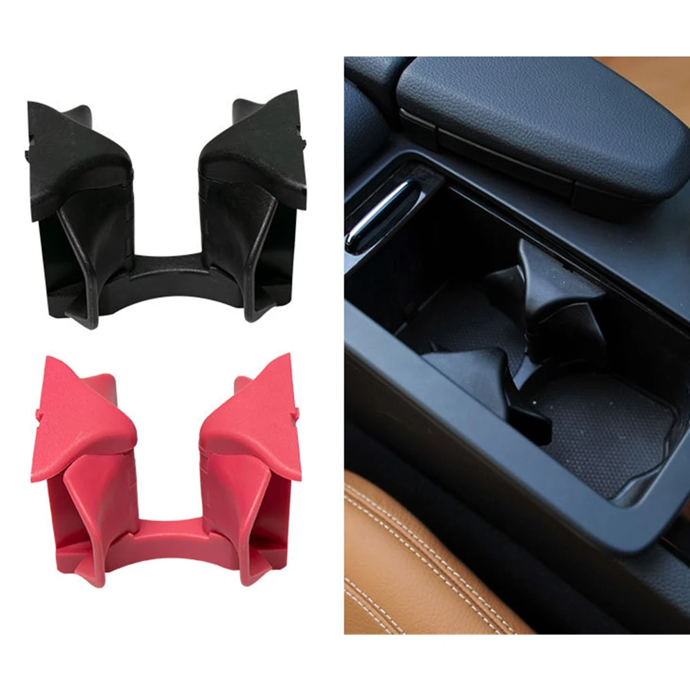 Фото Держатель для напитков для Mercedes Benz C/E W204 W212 W207 2008-2015, центральный подлокотник, подстаканник, 2046802391, черный, красный №3