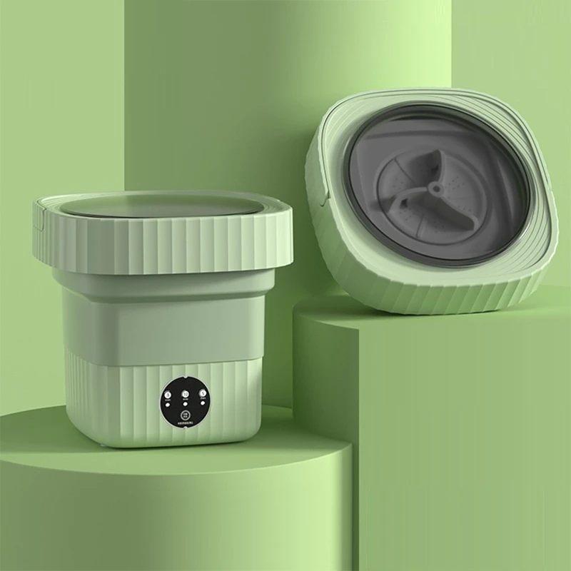 Складная стиральная машина портативная маленькая мини-машина для чистки нижнего