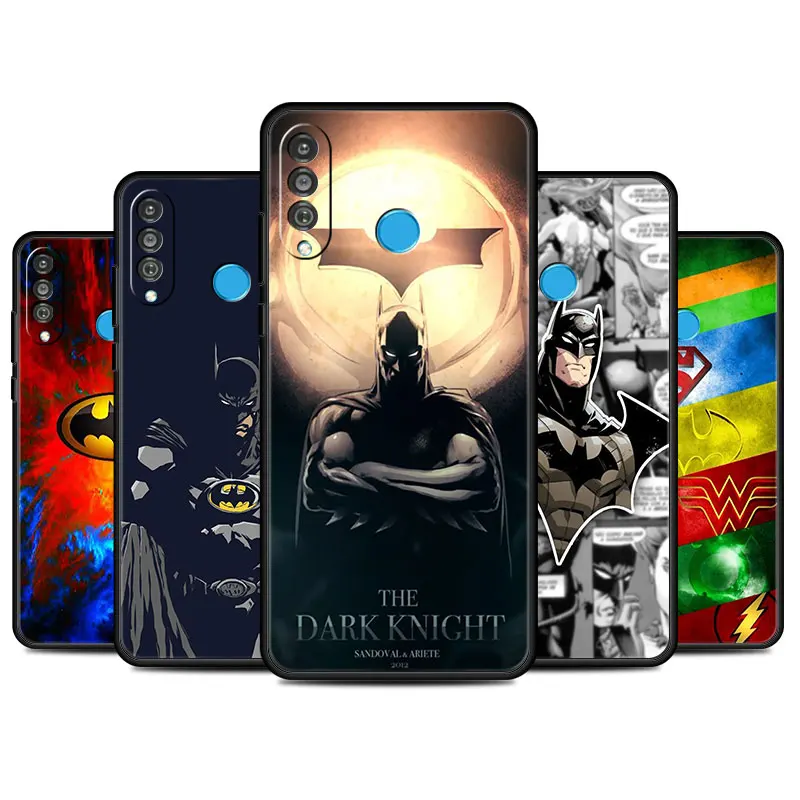 Case Coque for Huawei Y90 10 Pro Y6 Y70 Plus 8i Y9 Y8s Y7 Nova 8 9 SE 10 Nova Y70 Plus Y8p Cool Batman Fashion Capinha Black