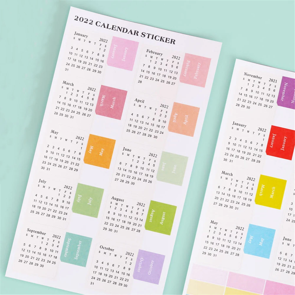 Календарь 2022 ежемесячный календарь ручная учетная запись сделай сам журнал