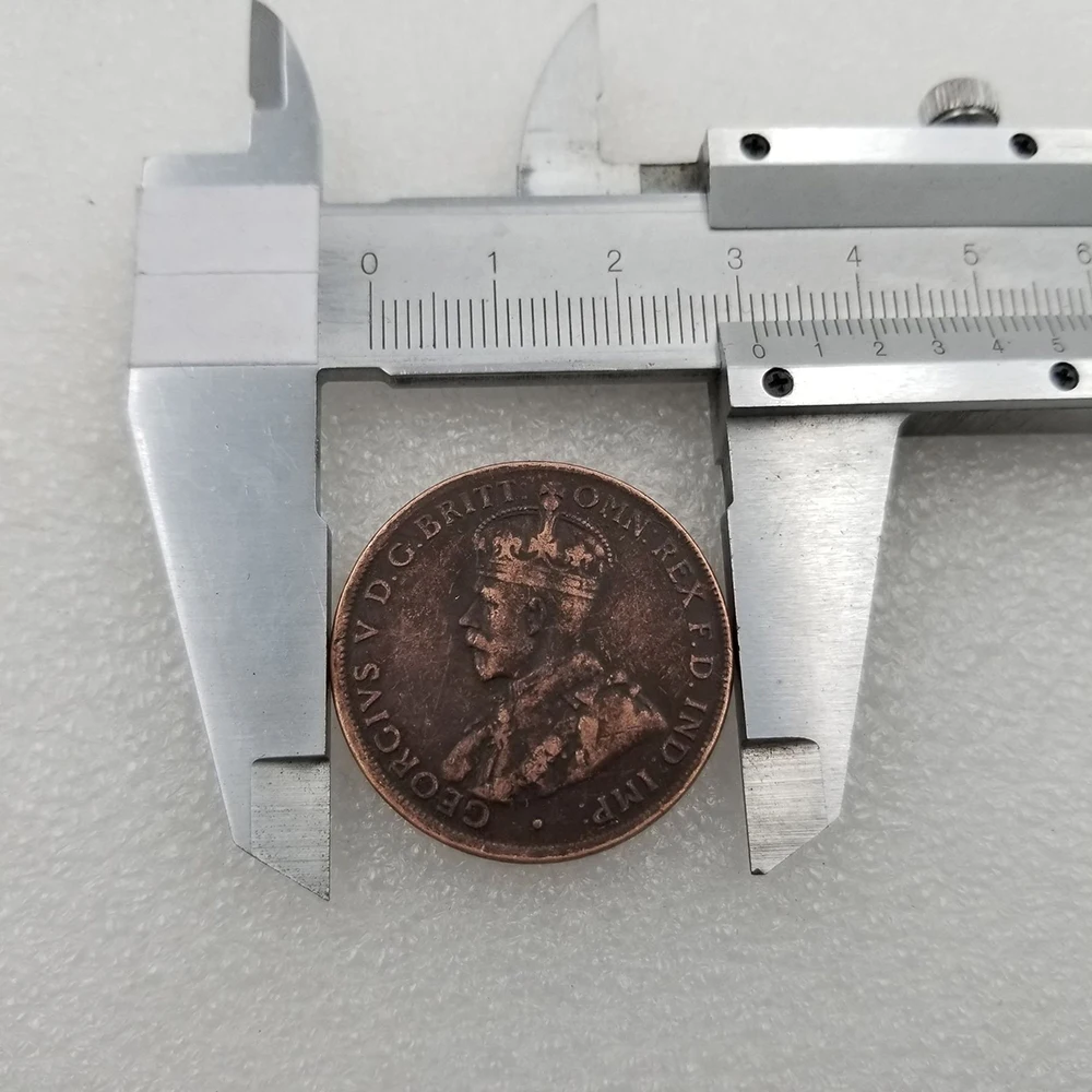 Коллекция 1 пенни георгианские сувениры V украшение для дома настольные украшения Австралия 1925 памятная монета