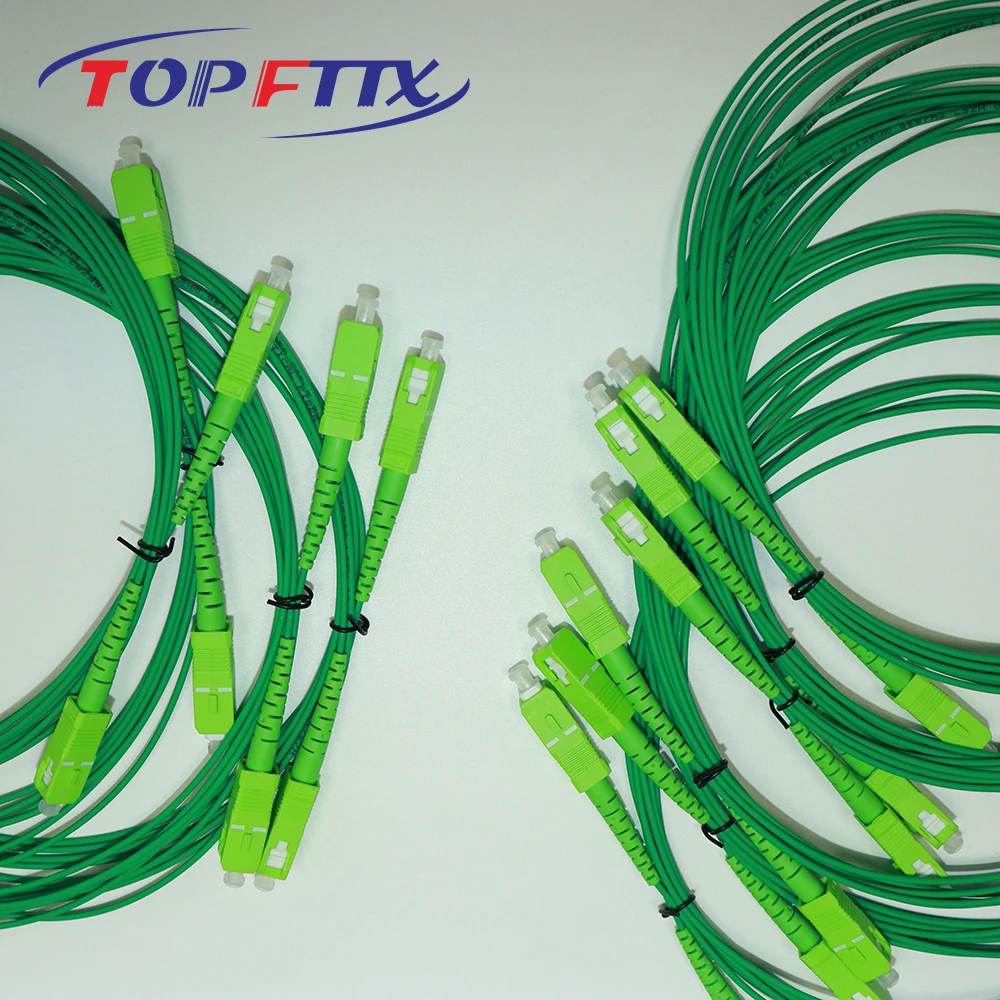 Эксклюзивно для Франции Telecom SC/APC SM G657A2 SX 1 6 мм оптоволоконный патч-корд зеленая