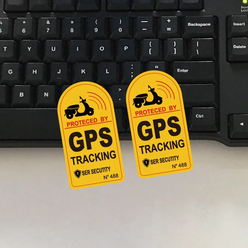 

2 шт., водонепроницаемые предупреждающие знаки для GPS-навигатора