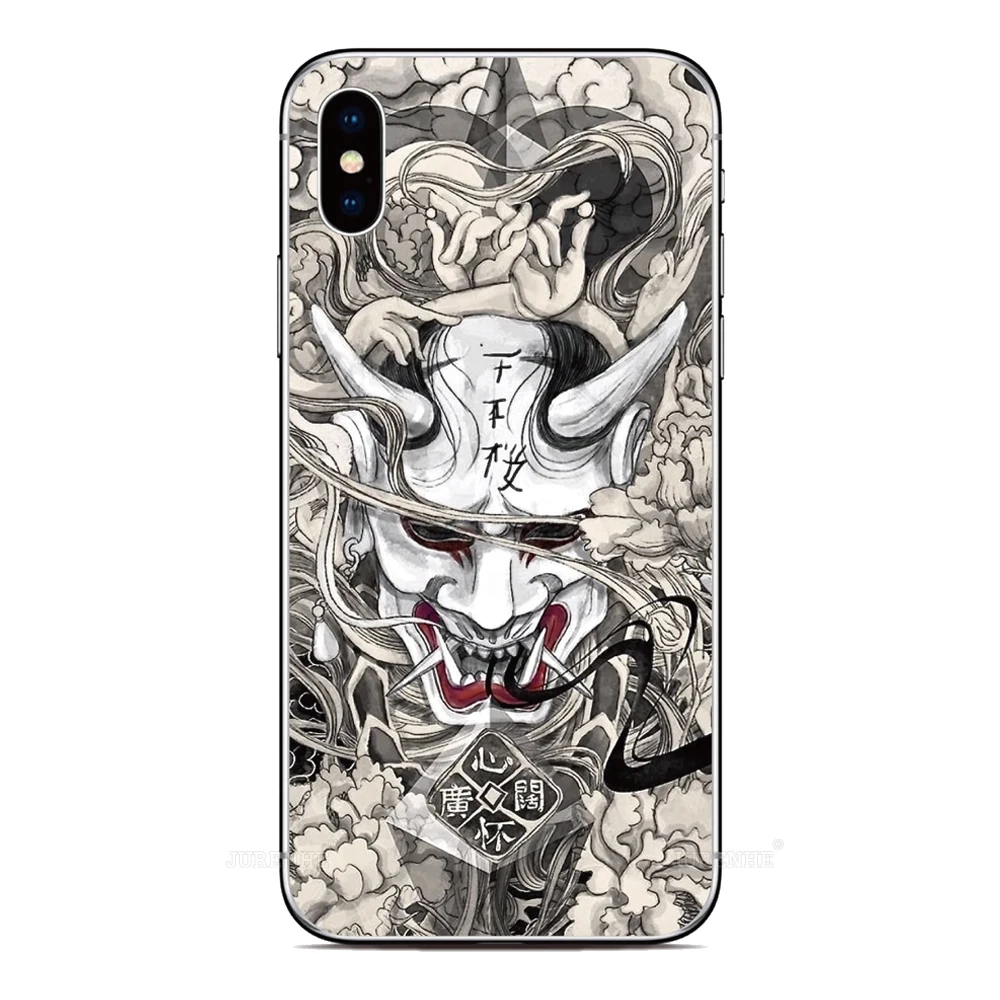 Samurai Oni защитная маска для Oukitel WP50 WP52 C53 C51 C50 C38 C36 C35 C33 C32 C31 C23 C25 C22 C21 C19 C18 K9 Pro задняя