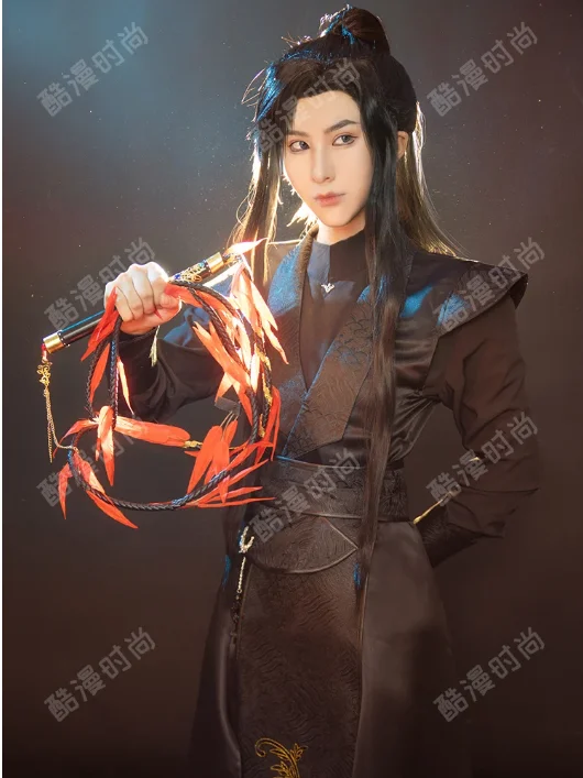 Тянь Гуань Ci Fu Mo Ran Cos Костюм Эрха и его белый кот Мастер Косплей Набор Древний