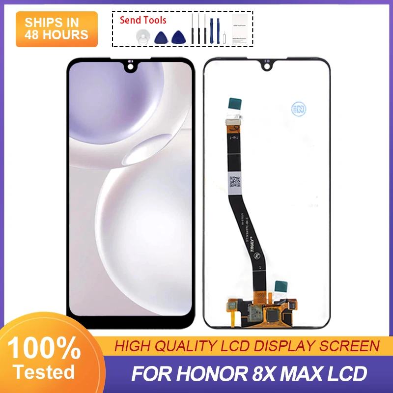 

7.12 Inch Enjoy Max Display For Huawei Honor 8X Max Lcd Touch Digitizer Assembly ARE-AL00 L22HN AL10 Screen With Tools 1Pcs
