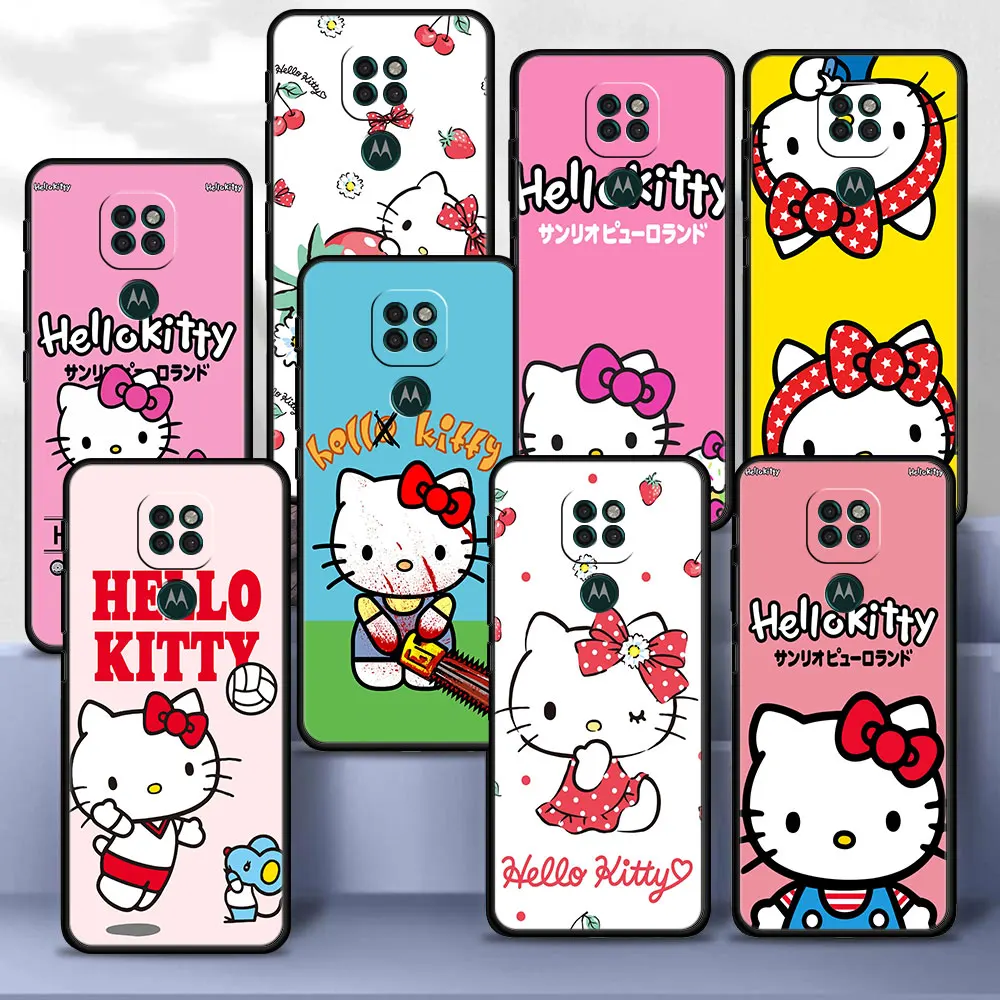 

Case Cover for Motorola Moto G30 G50 G60s G9 G8 One Fusion G Stylus Edge 20 Plus Fashion Casing Style Funda Hello Kitty Sha