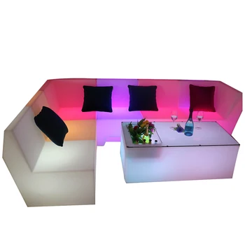 used coffee shop table and chairs hookah lounge glowing outdoor led lighted bar furniture sofa cube seat chair table set