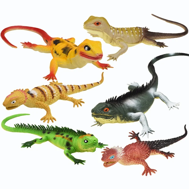 

rubber reptile model toy, simulation lizard, squeaking and vocal lizard, animal tricky vent toy kids toys educational