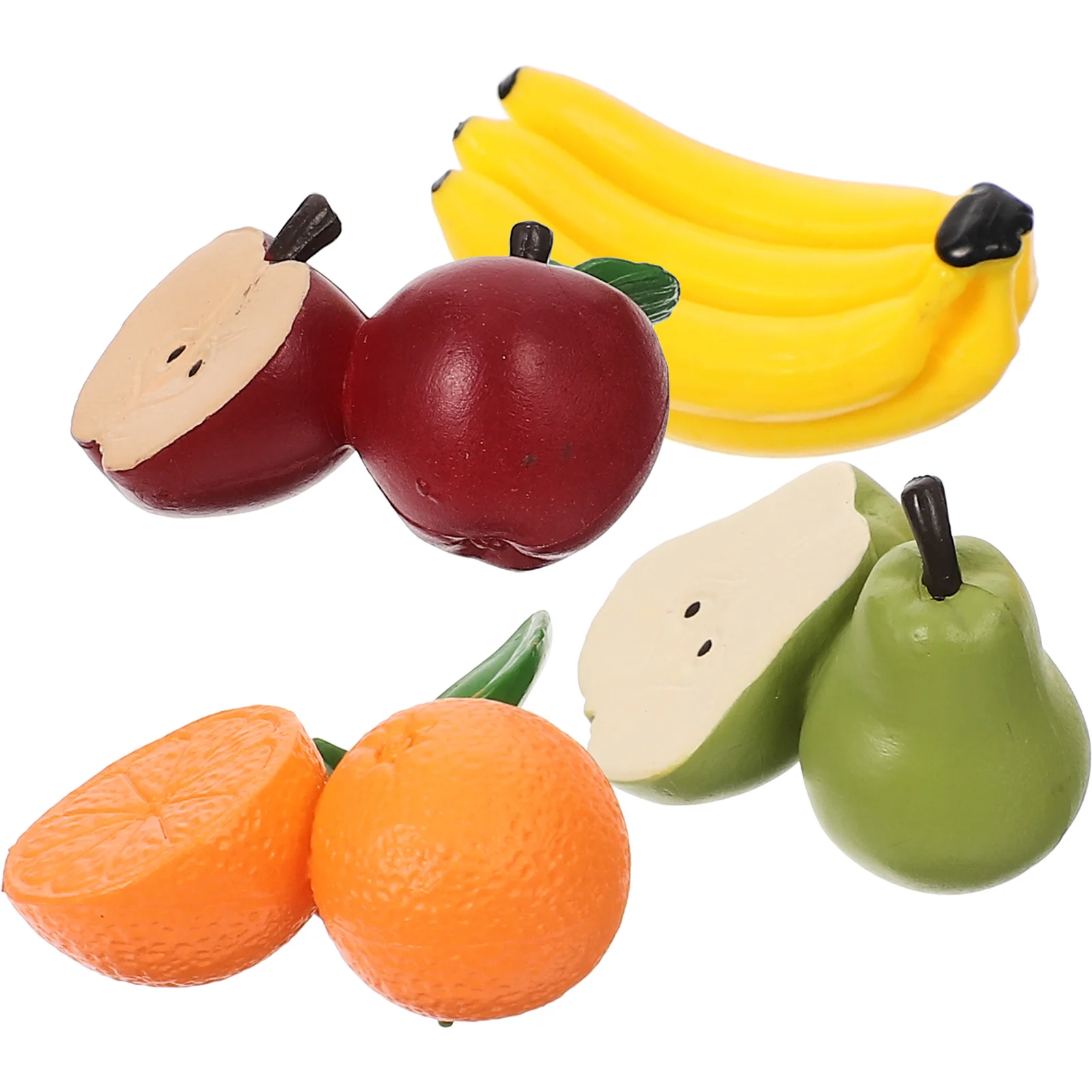 4 шт. имитация фруктов и овощей искусственные модели банана 5X3X25 см реалистичный