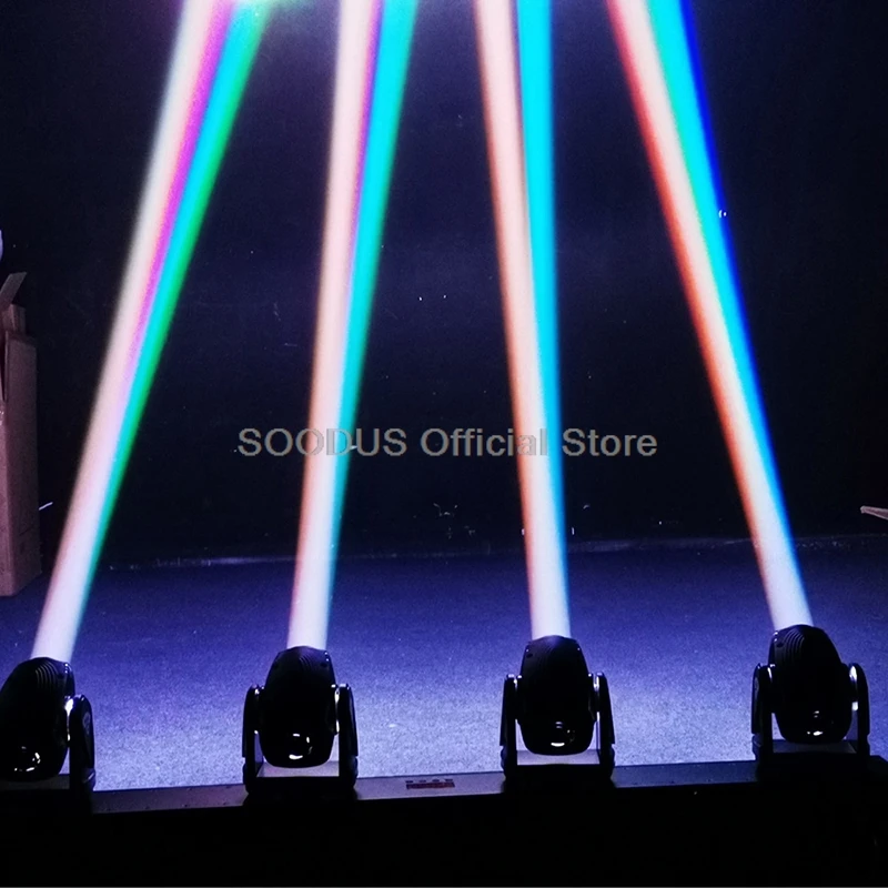 4 шт. 10 Вт светодиодный луч освещение с подвижной головкой бар DJ-светильники