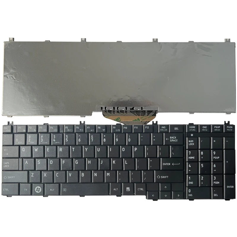 Новинка клавиатура для ноутбука toshiba dynabook T350 B350 США черная/белая - купить по