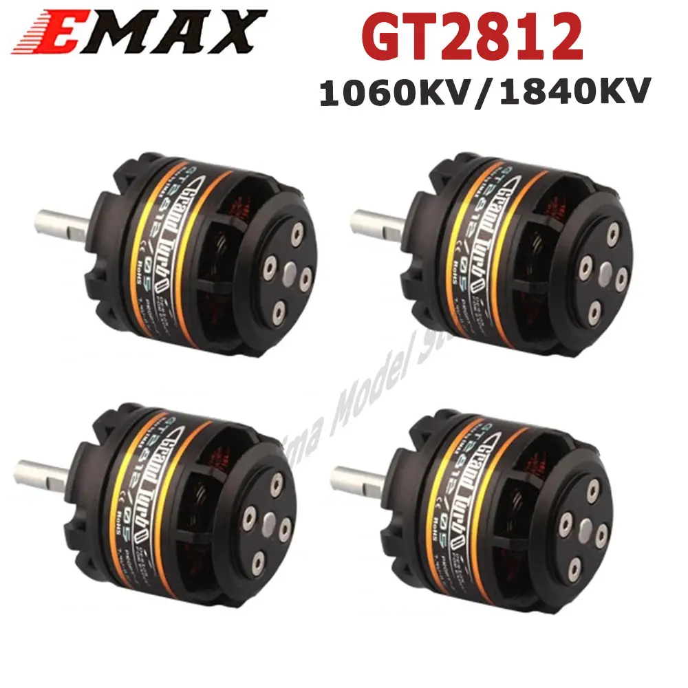 

EMAX GT2812 1060KV/1840KV бесщеточный двигатель 2-3S GT Series 5 мм вал для дрона RC FPV