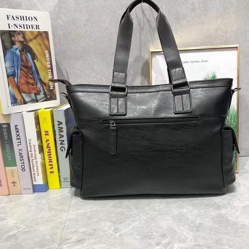 

New Business Casual Handbag Italian High Quality Texture Trend Luxury Design Brand Large Capacity Travel Travel Shoulder Bag