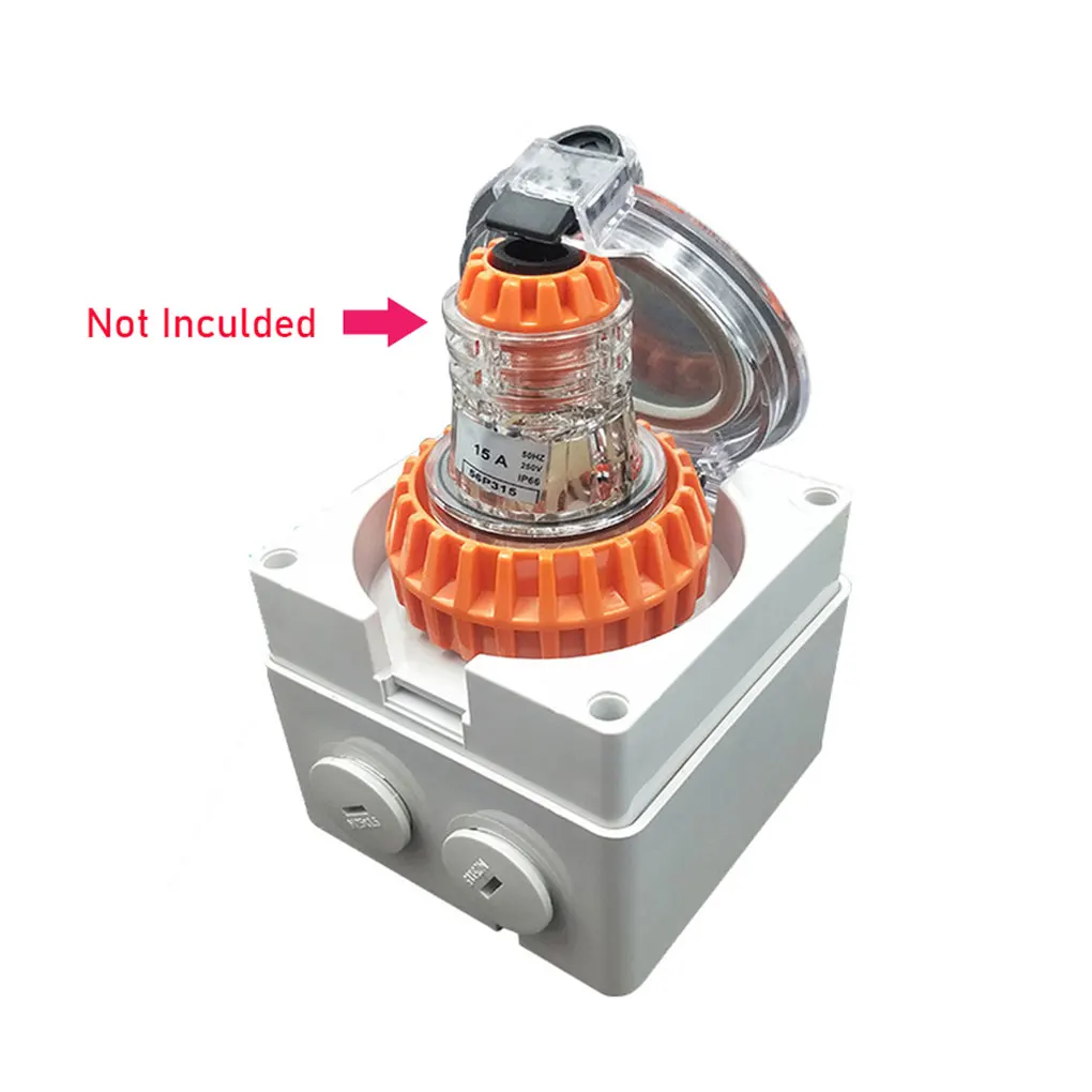 

3P Socket Universal Connectors Waterproof Plugs Plastic Wall Sockets