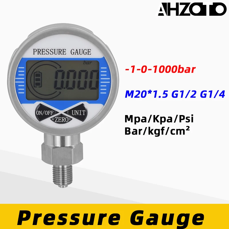 

LCD Цифровой манометр 6 бар 400 бар
