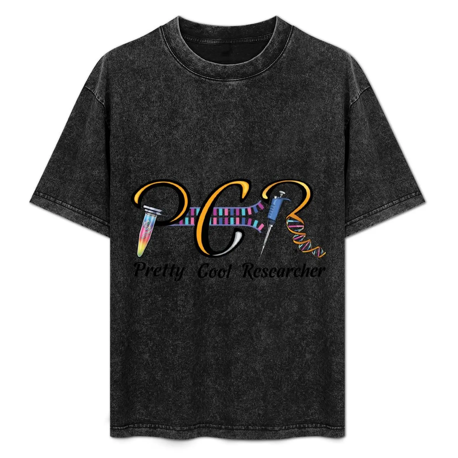 Футболка PCR - Pretty крутая с дозатором ДНК и ПЦР флакон улучшенная винтажная одежда