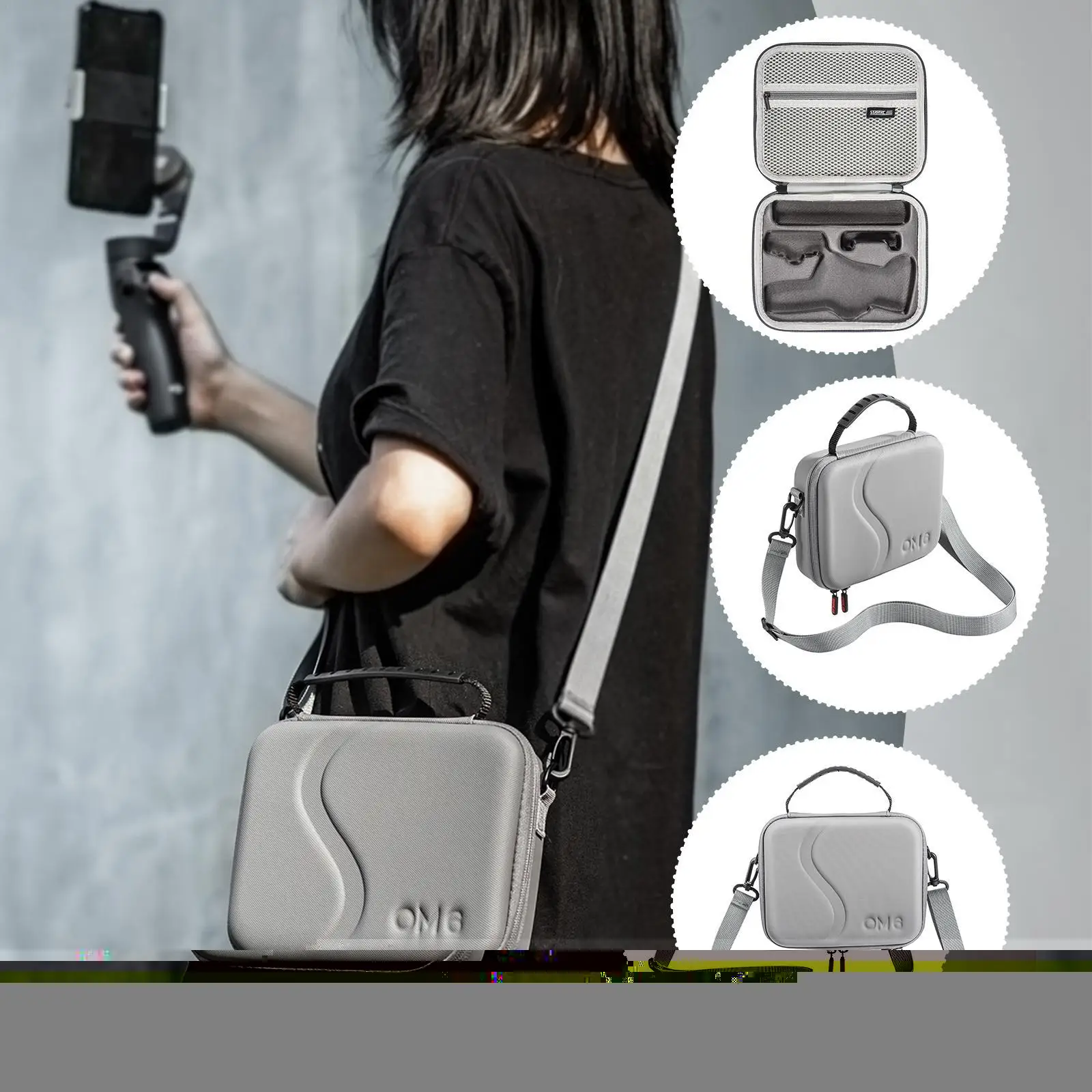 

Сумка для хранения DJI OM 6 Box с пультом дистанционного управления, портативная Водонепроницаемая двухслойная сумка для переноски