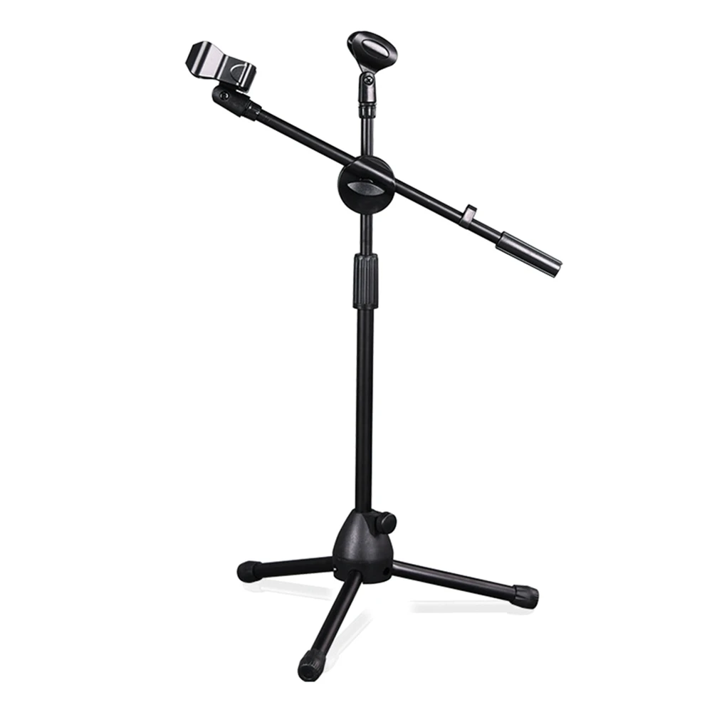 

Ajustable Microphone Holder Professional Swing Boom Floor Stand Mic Stand Ajustable Stage Tripod Metal Swing Boom