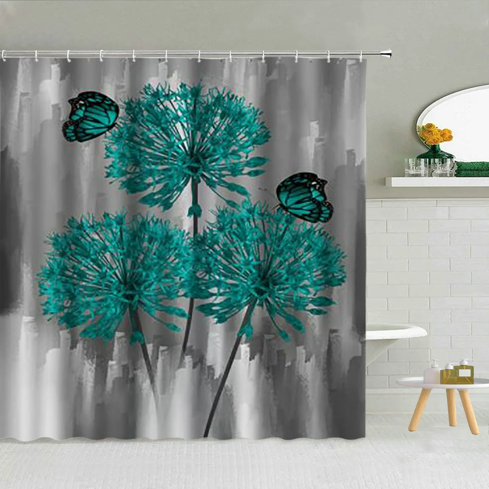 

Fabric Cute Deer Panda Bathroom Curtain Home Room Decor Curtains For Kitchen With Hook