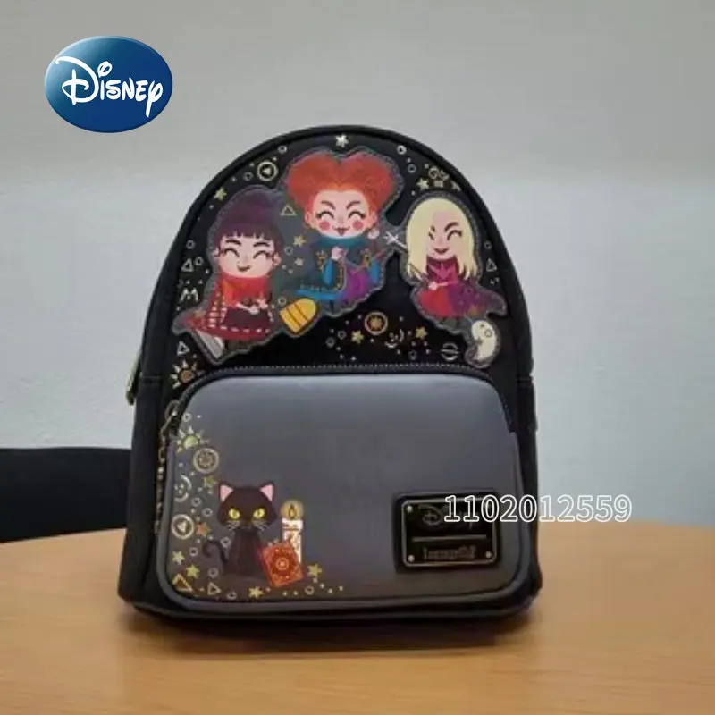 Disney Original New Women's Backpack Luxury Brand Mini Backpack 3D Style High Quality Cartoon Fashion Children's Schoolbag