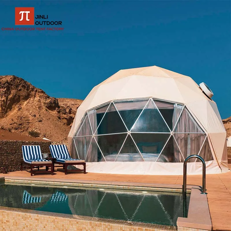 Прозрачный сферический стеклянный дом JINLI OUTDOOR
