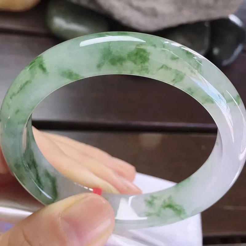 Оптовая продажа с завода Нефритовый Браслет из Мьянмы натуральным изумрудом