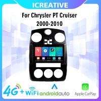 for chrysler pt cruiser android car radio 9 inch 2 din 2000 2010 wifi 4g gps navigation head unit car stereo carplay androidauto