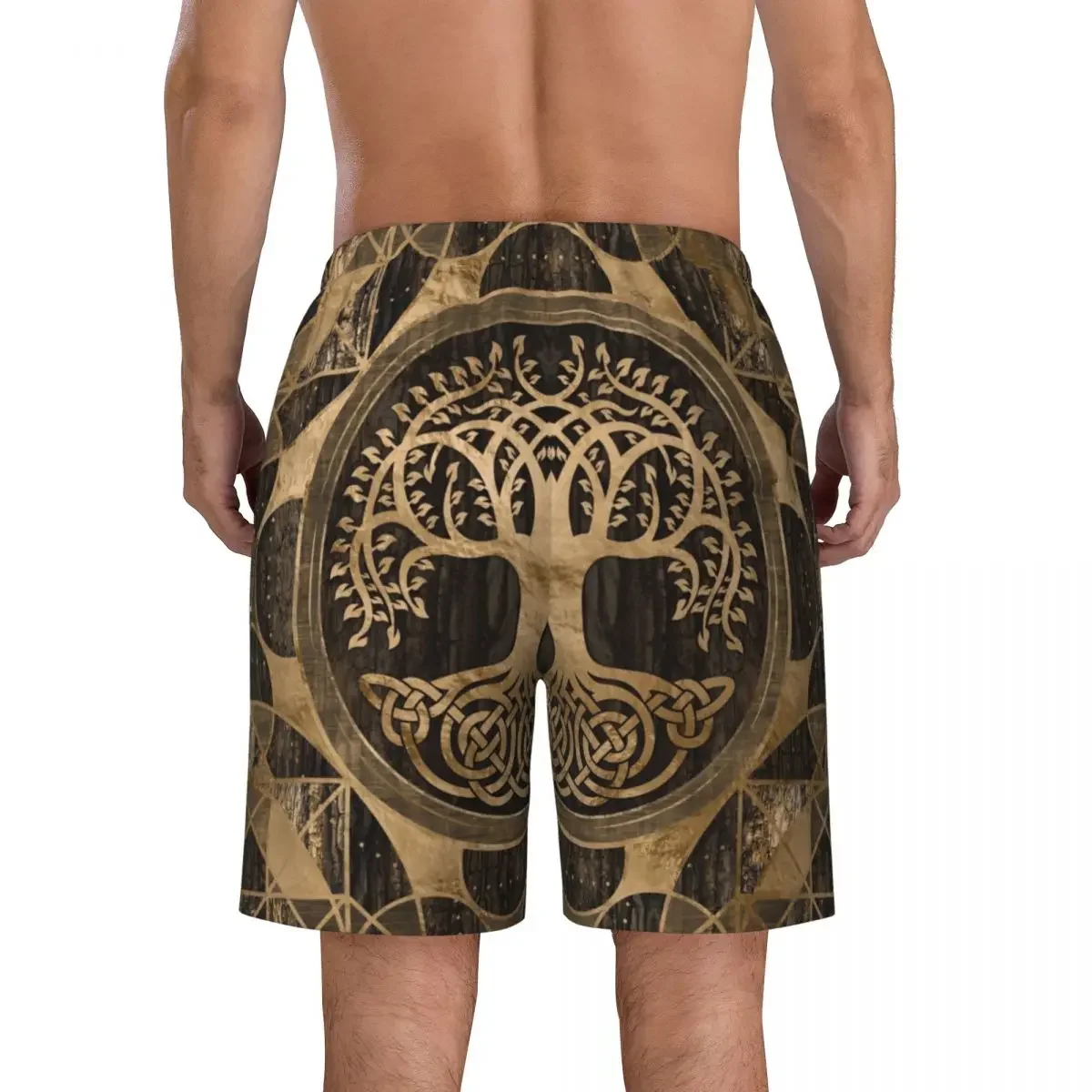 Мужские плавки с принтом Древо жизни быстросохнущая пляжная одежда пляжные
