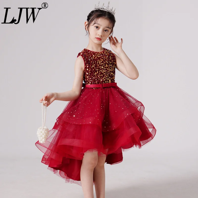 

Новинка 2022, Летнее Детское платье с вышивкой, балетный смокинг, розовое платье для девочек, вечернее платье для рождественской вечеринки