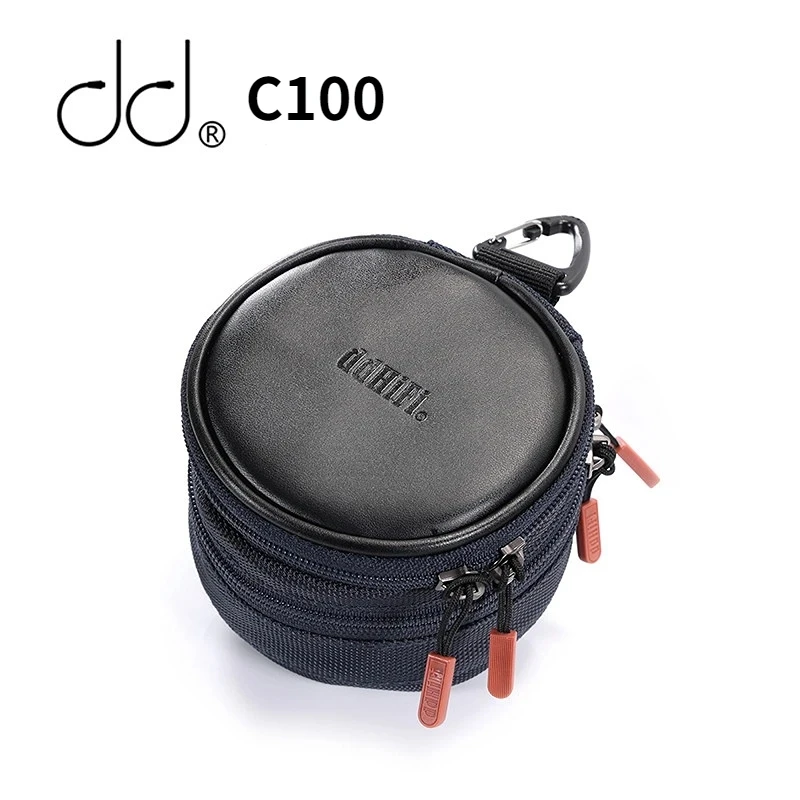 

Чехол для переноски наушников DDHiFi C100 (два слоя пространства), чехол для хранения IEMs, аудио адаптеров, Dongles, наушников и кабелей